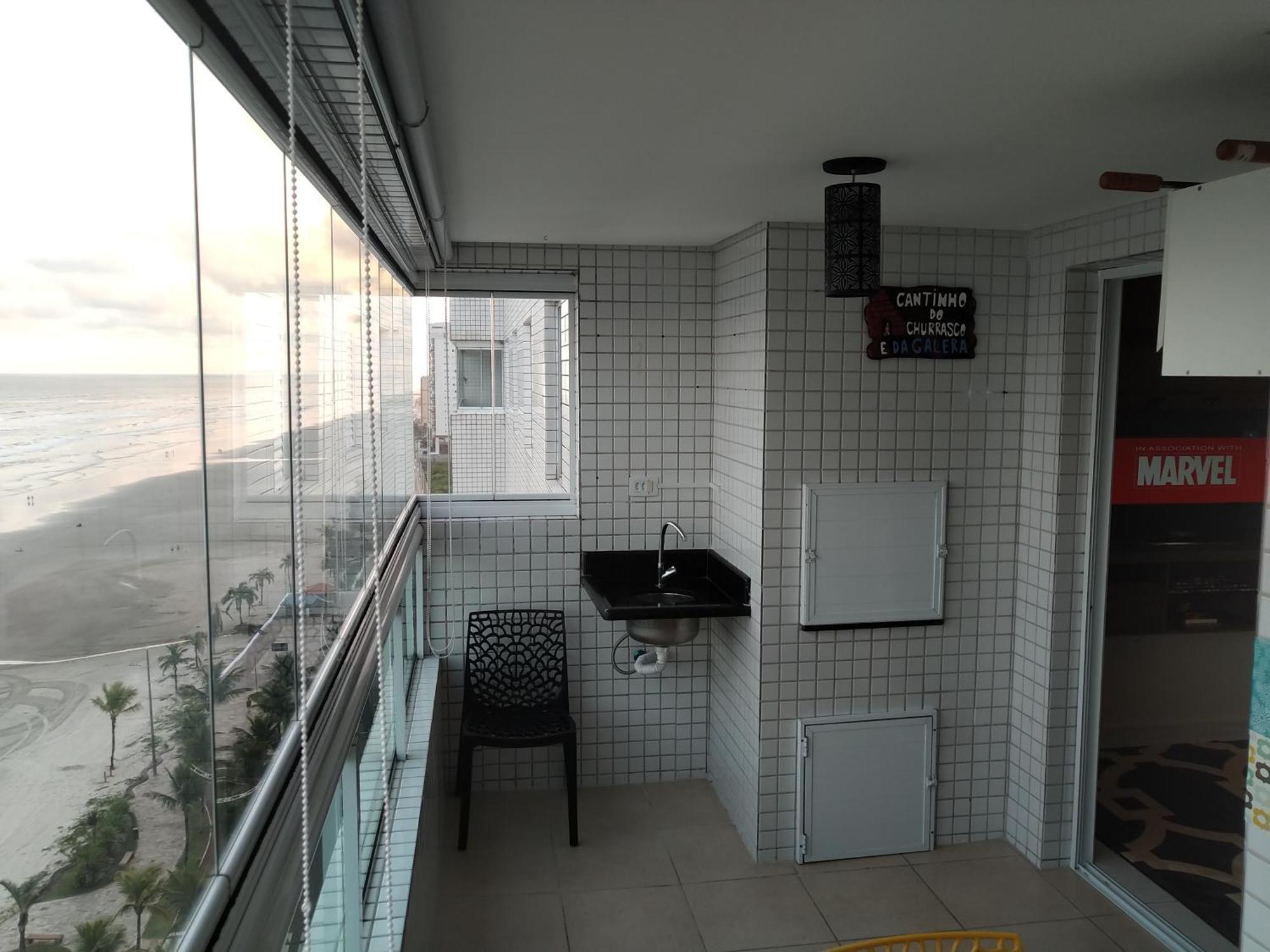 Apartamento Frente Mar Pe Na Areia Praia Grande  Exterior photo